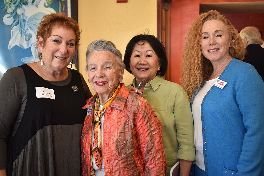 Arlene Skversky, Carolyn Montgomery, Tessie Jose and Carol McCarthy