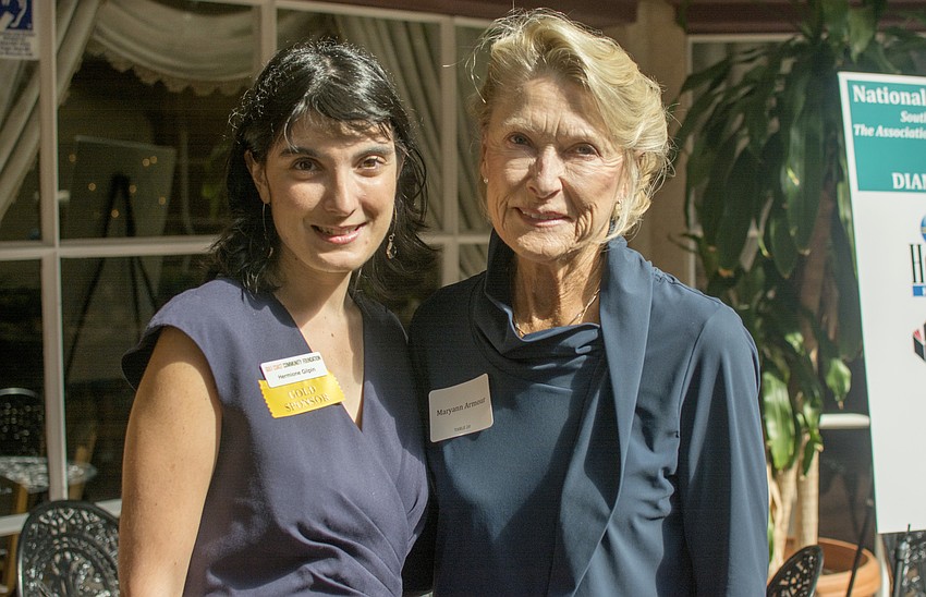 Hermione Gilpin and Maryann Armour