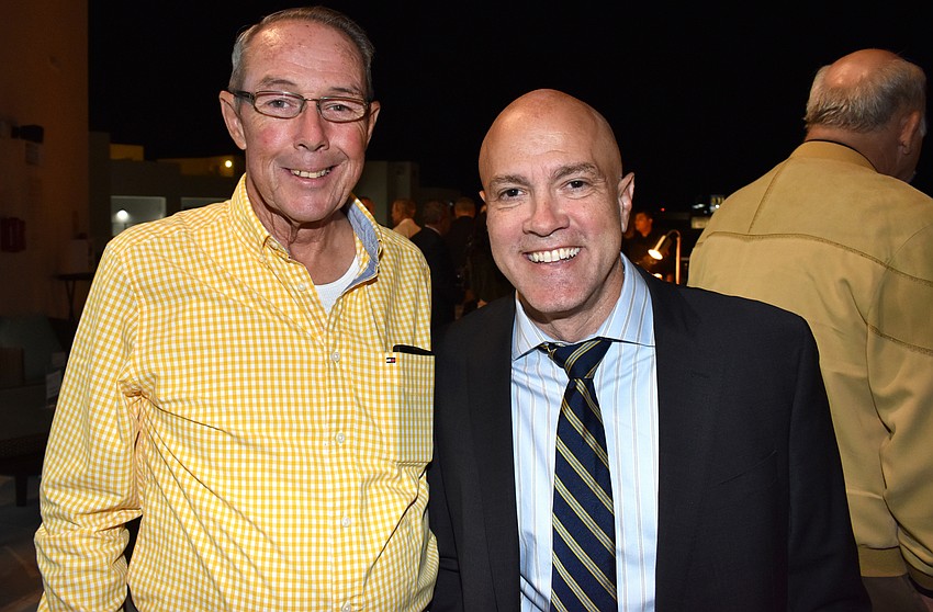 Jon Baugh and Lieutenant Demetri Konstantopoulos