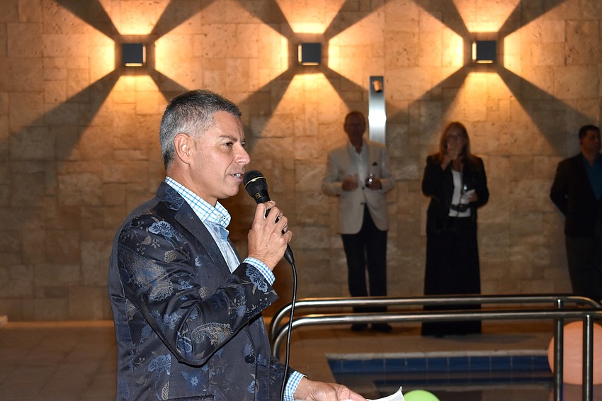 Chairman Marko Radisic welcomes guests.