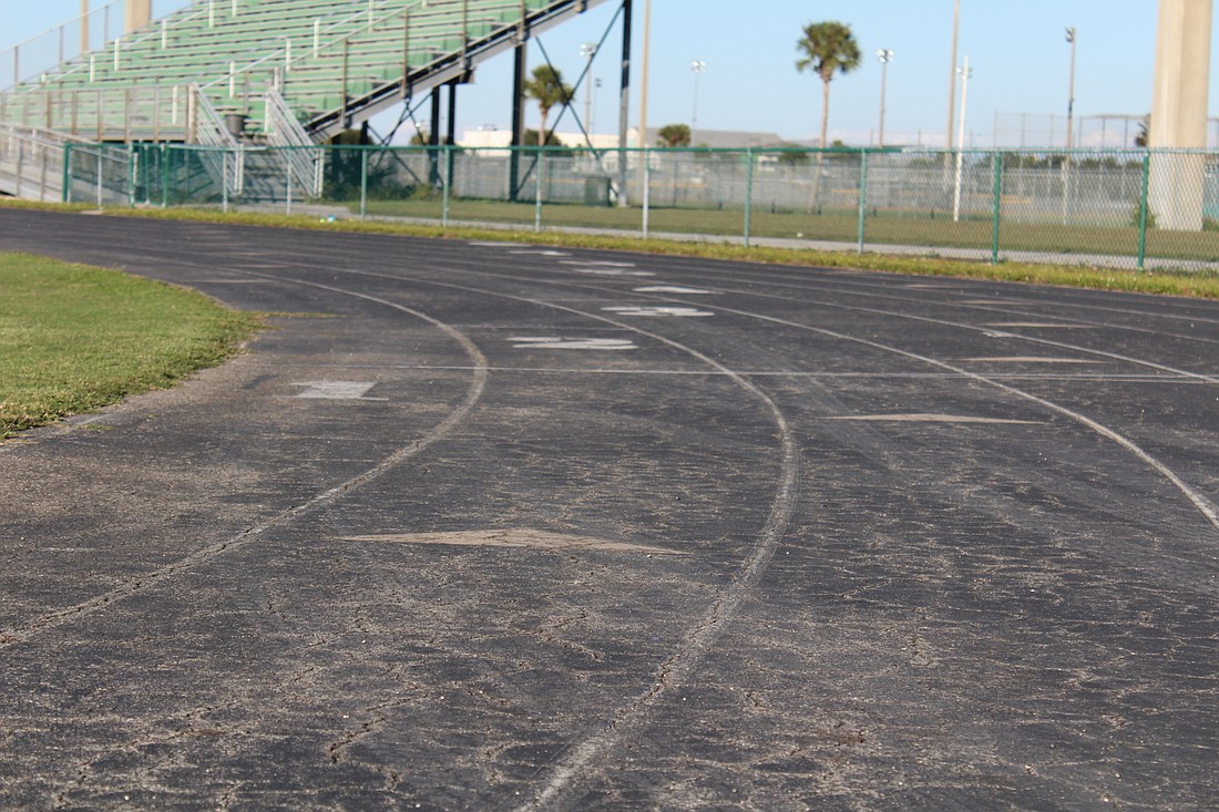 Lakewood Ranch High School&#39;s asphalt track will soon be resurfaced with a rubberized material, making for a more safe training environment for students.