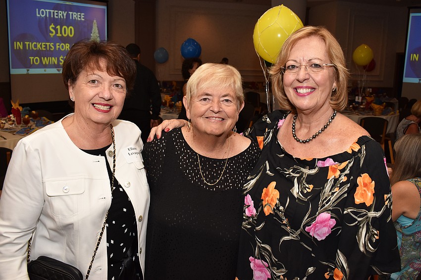 Elaine Levaque, Pat Sarbadhikari and Ann Sledz
