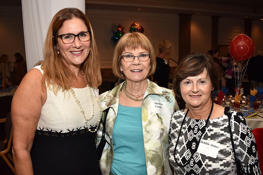 Diana Carter, Marilyn Cooper and Debbie Jones