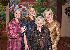 Chairwoman Jean Weidner-Goldstein, Award Winner Jennifer Rominiecki, Chairwoman Gerri Aaron and Teri Hansen