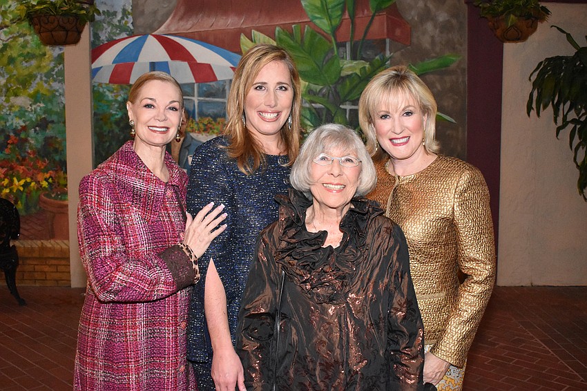 Chairwoman Jean Weidner-Goldstein, Award Winner Jennifer Rominiecki, Chairwoman Gerri Aaron and Teri Hansen