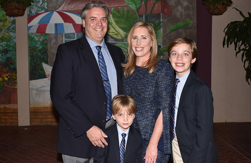 Rob, Noah, Honoree Jennifer and Luke Rominiecki