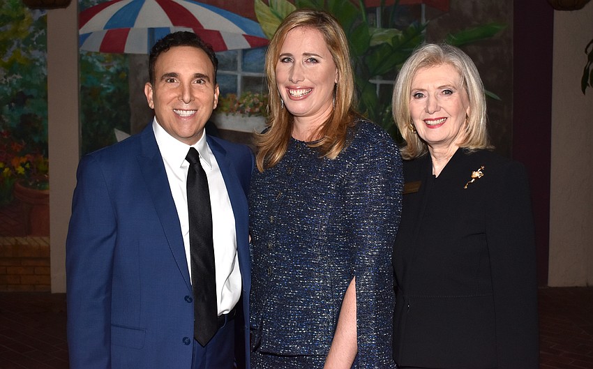 AJC Regional Director Brian Lipton, Award Winner Jennifer Rominiecki and  AJC Regional President Anne Virag
