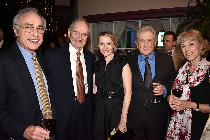 Ivan Kushen, Abe Ostrovsky, Christine Hughes, Mort Siegel and Marilyn Kushen