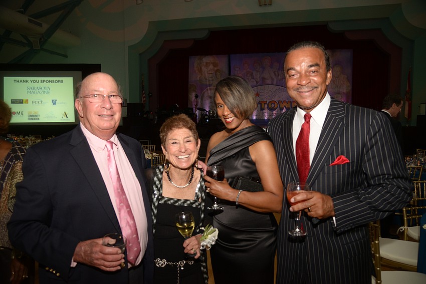 Lenny and Susan Landau with Victoria and Gregory Sears