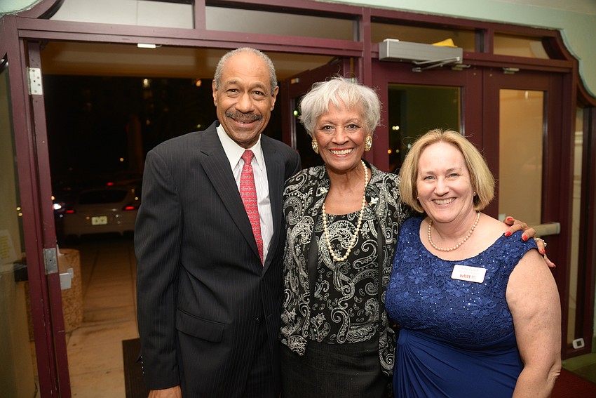 Gregory and Lorraine Matthews with Julie Leach