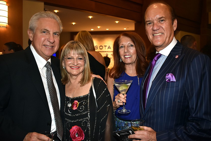 Tom Ross, Sally Trout and Nancy and Wylie Royce