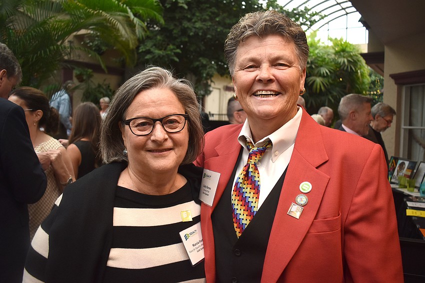 Honoree Marcia Foote and Cindy Barnes