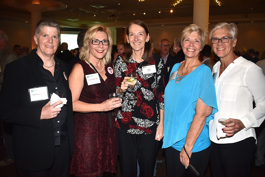 Mikki Snyder-Hall, Claire Snyder-Hall, Joan Verizzo, the rev. Dee Graham and Sara Johnson