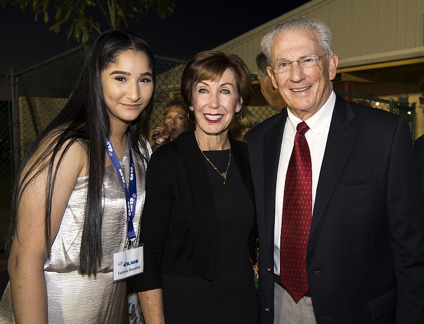 Fatima Demlak with Marlene and Alex Lancaster