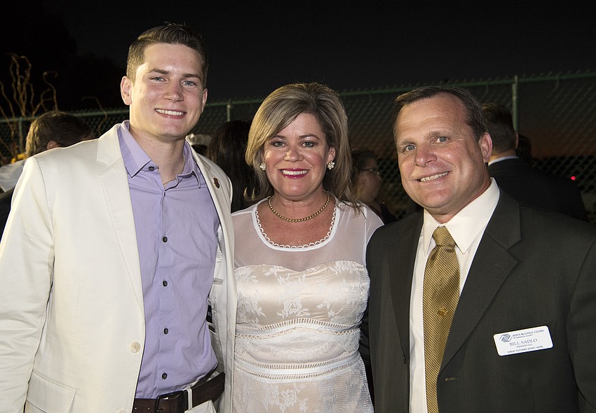 Kevin Stalker with Robin and Bill Sadlo, president/CEO at the Boys & Girls Clubs of Sarasota County