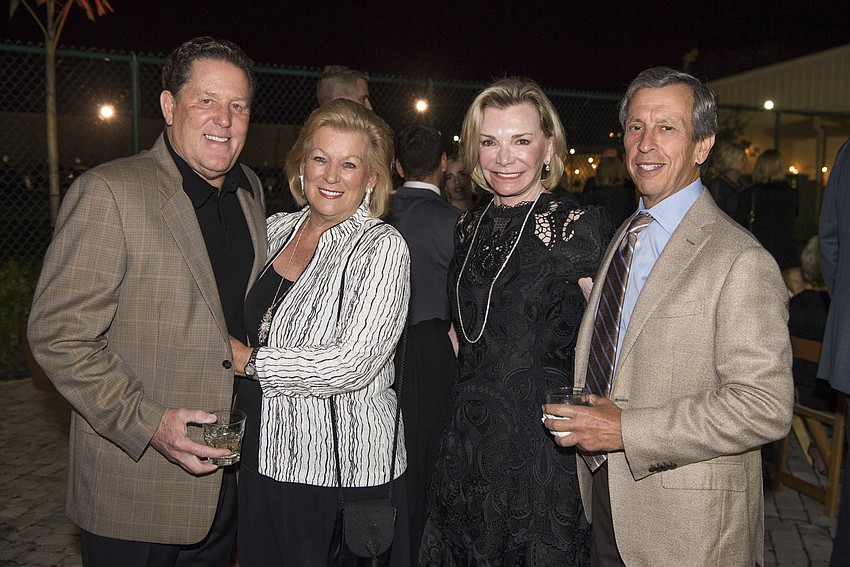 Tom and Charlotte Hedge with Noreen and Richard Ackerman