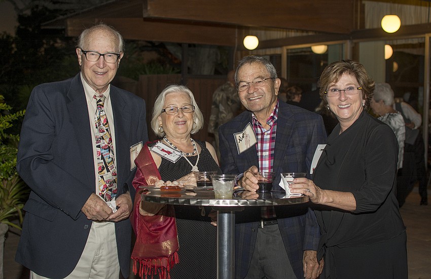 Franck and Jan Johannesen, Alan Levin and Joan Lerner