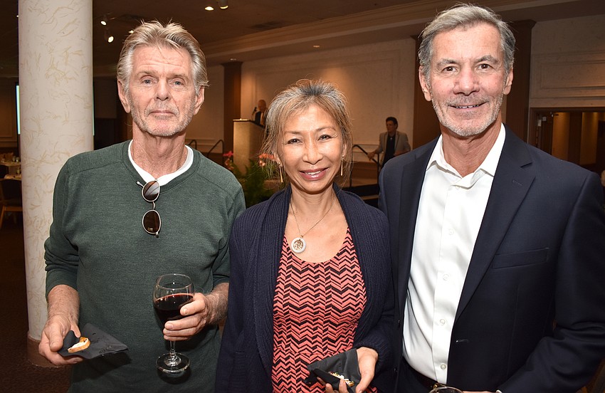 Richard and Lynn Hazen with Dan Diggins