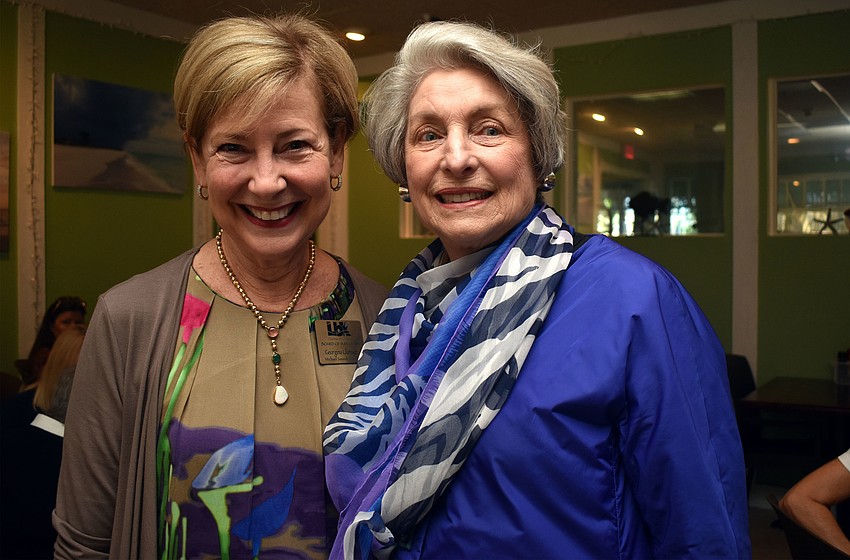 Georgina Clamage and Michael Saunders