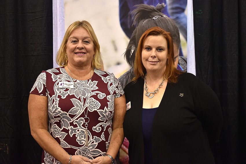 Shelly VanDusen and Christine Witt of Big Brothers Big Sisters of the Suncoast