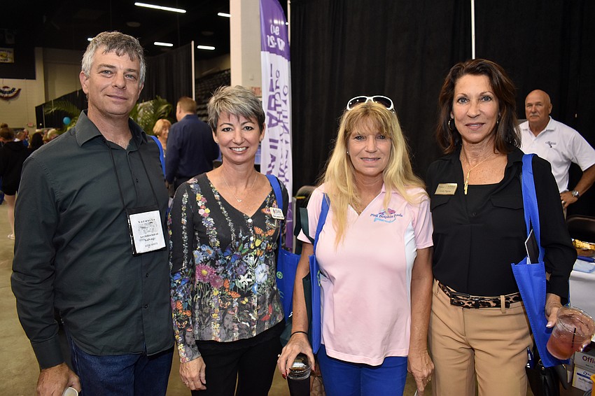 Jesse White, Diane Lawson, Chris Eason and Cindy Migone