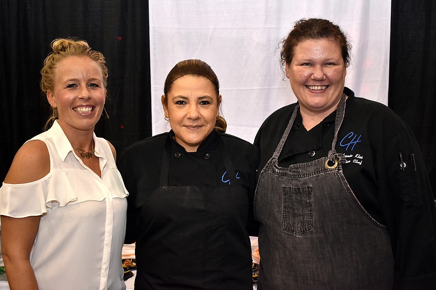 Kristine Nonnemacher, Veronica Bizarro and Stephanie Klos of Chart House