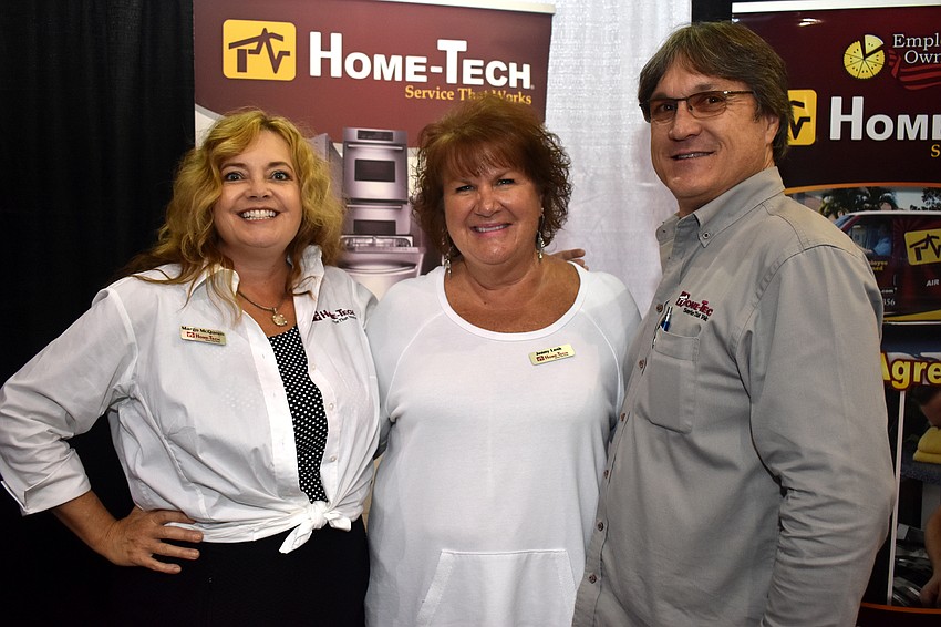 Margo McQueen, Jenny Lusk and Milton Bontrager of Home-Tech