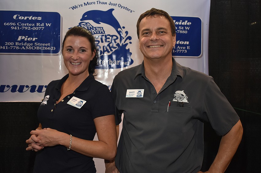 Jamie Hammersley and Matt Andrus of Anna Maria Oyster Bar