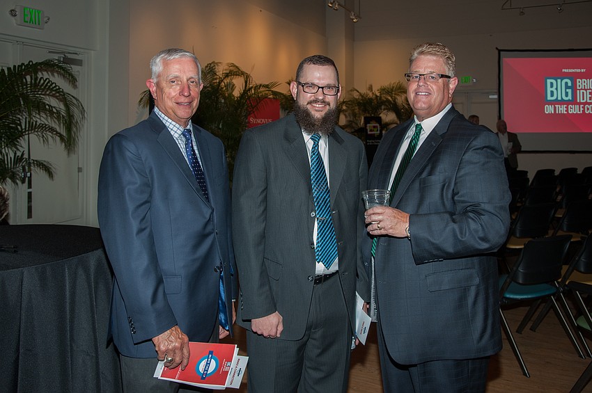 Michael Travis with Wake Forest University; Ryan Draper with USF Sarasota-Manatee; and Kevin Gallen with Private Eyes Inc