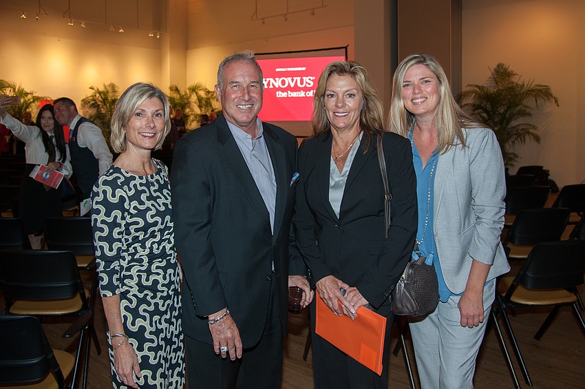 Sharon Hillstrom with the Bradenton Area Economic Development Corp.; C.J. Fishman with Fishman and Associates; Linda Jellison with LTC Engineering; and Wendi Chapman with the Law Offices of Wendi Chapman