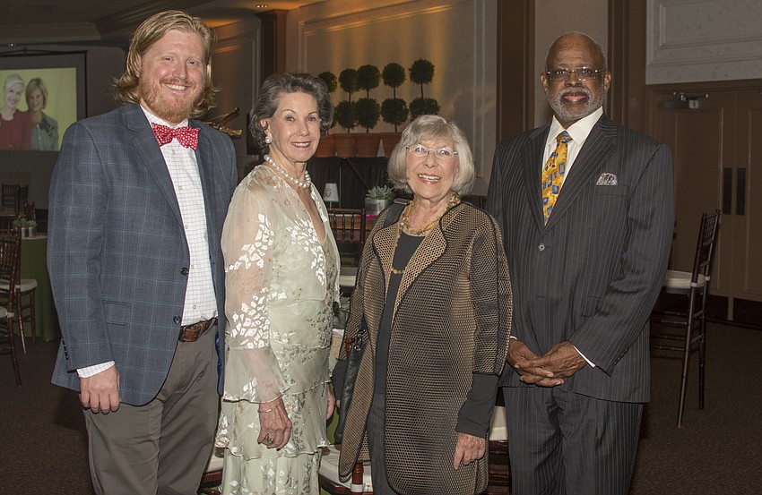 Event chairs Jarred Wilson, Cornelia Matson, Gerri Aaron and Dr. Washington Clark Hill