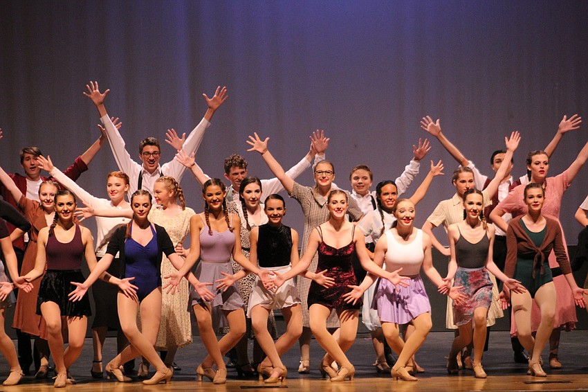 Lakewood Ranch High School theatre students received coaching from professional choreographers for their most recent production, 