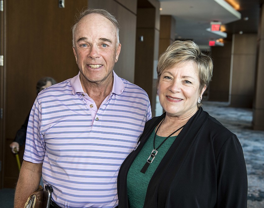 Bill Evans and Asolo Rep Managing Director Linda DiGabriele