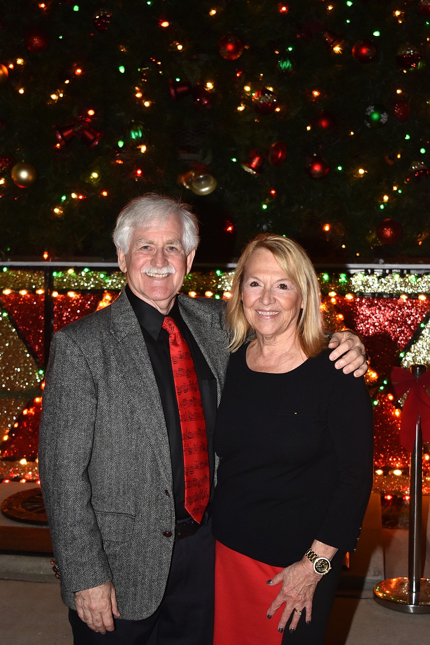 Richard and Diana Corrigan, executive director of St. Armands Circle Association
