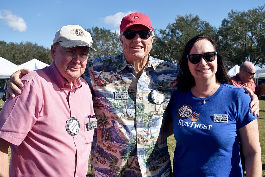 2017 Lawn Party chairmen Glenn Peterson and Bob Gault and chairwomen Asima Palmer