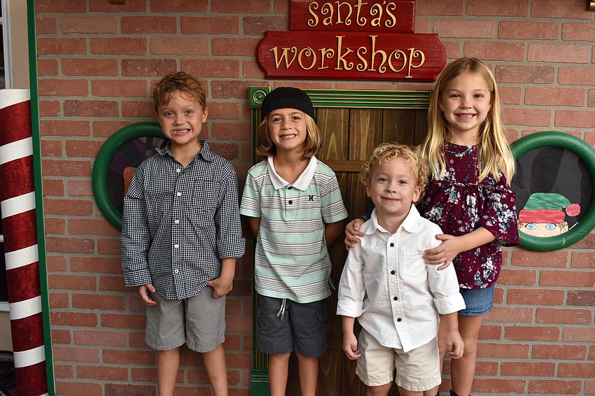 Jack Johnson, Maverick Smith, Levi Johnson and Cora Smith