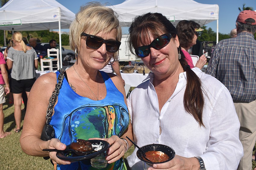 Robin Godfrey and Michelle Woodson