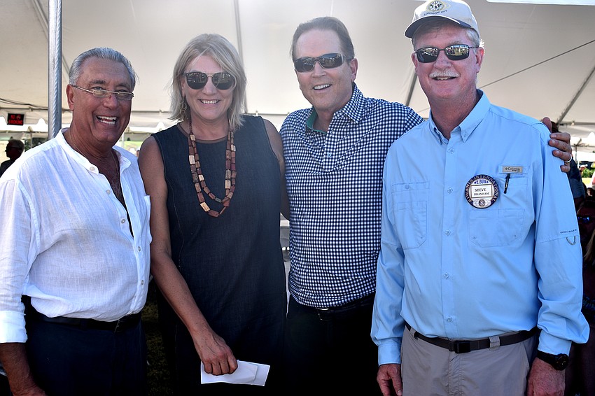 Andrew Vac, Jill Raleigh, Congressman Vern Buchanan and Kiwanis Club President Steve Branham