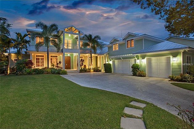 The home at 7462 Cove Terrace recently sold for $2,995,000.