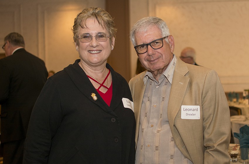 Lucy Lapides and Leonard Drexler