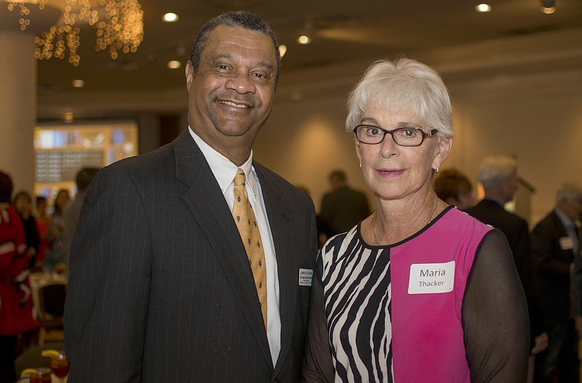 Embracing Our Differences board member Chief Judge Charles E. Williams and Maria Thacker