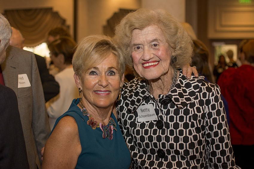 Bunny Skirboll and Betty Schoenbaum