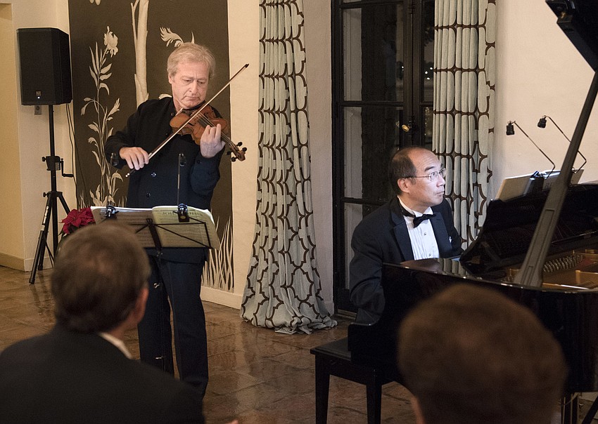 Federico Agostini, violin, and Derek Han, piano