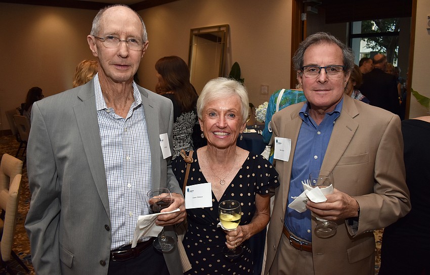 Tom and Gwen Watson with Sam Savin