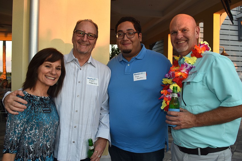 Jean G. and Matt Farmer,  Derek Grajador and David Wheeler