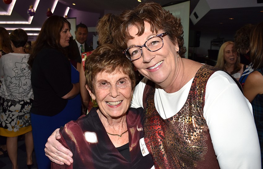 Chairwoman of the Arts Education Task Force Nancy Roucher and Assistant Superintendent/Chief Academic Officer for Sarasota County Schools Laura Kingsley