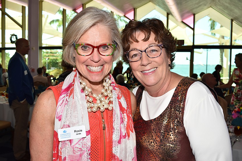 Roxie Jerde and Assistant Superintendent/Chief Academic Officer for Sarasota County Schools Laura Kingsley