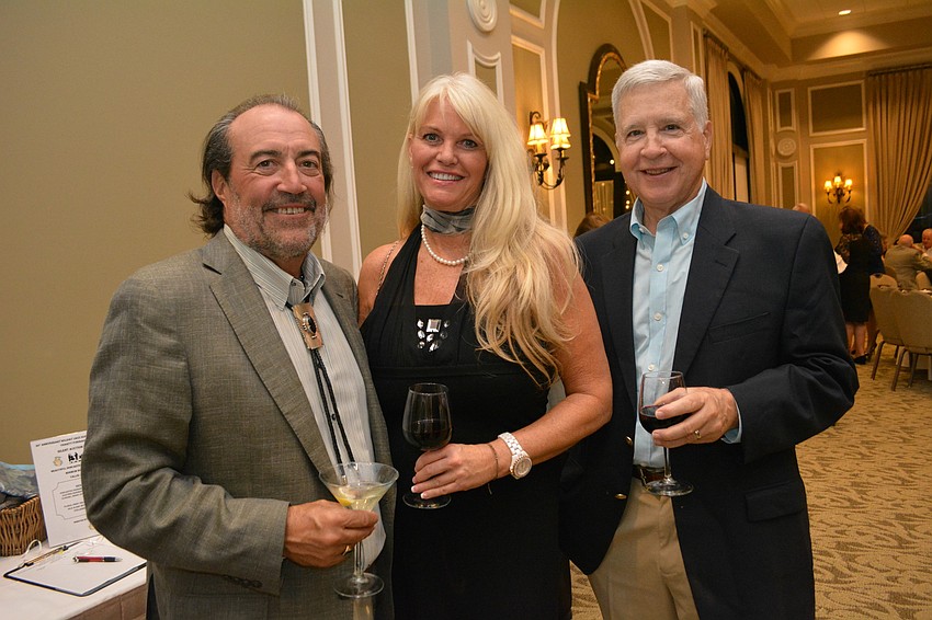 Andy Heeren, Sandy Rossi and Bob Spadaccia came to support charity.