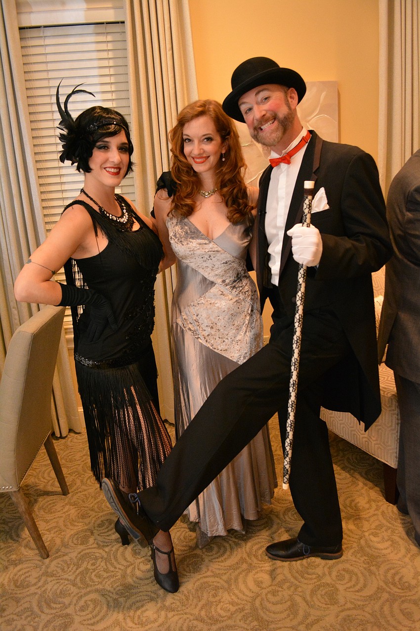 The Players Centre for Performing Arts actors Amanda Heisey, Kathryn Parks and Jeffery Kin performed five songs from the musical 