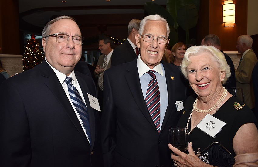 Craig Moran with John and Alida de Jongh